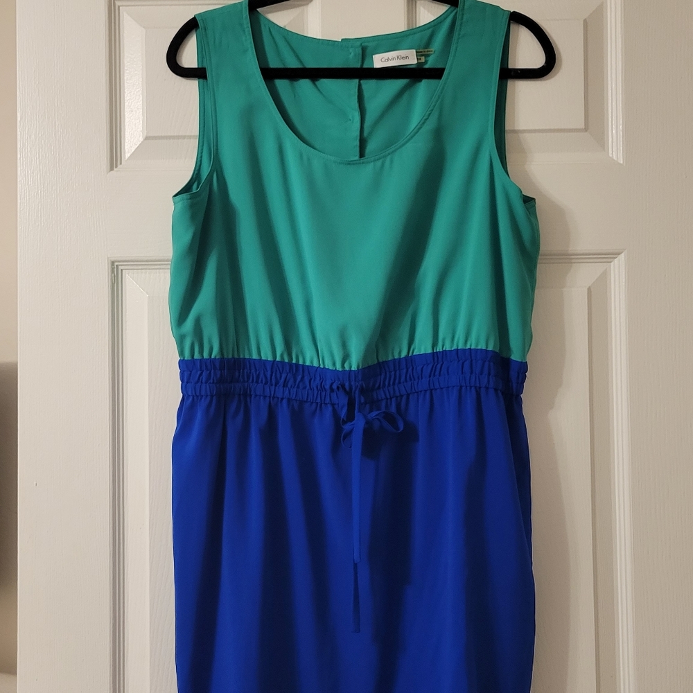 Calvin Klein dress Green And Blue